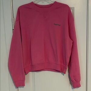 H&M pink “Easy Soul” printed Sweater